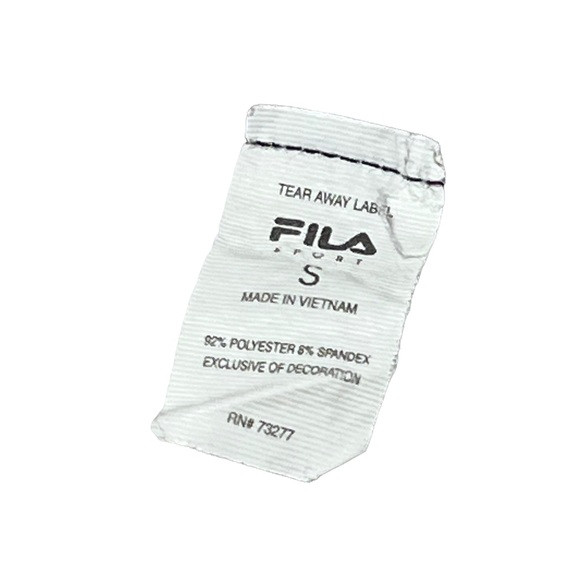 Women’s FILA Small Hi-Lo Hourglass Pattern Tank - Picture 3 of 5